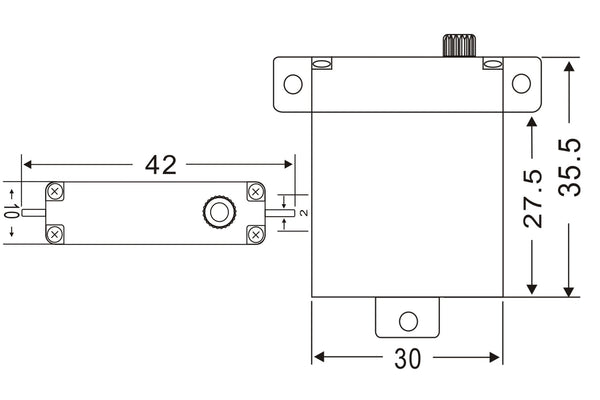 JX Servo PDI-2105MG 21g High Torque Digital Slim Servo