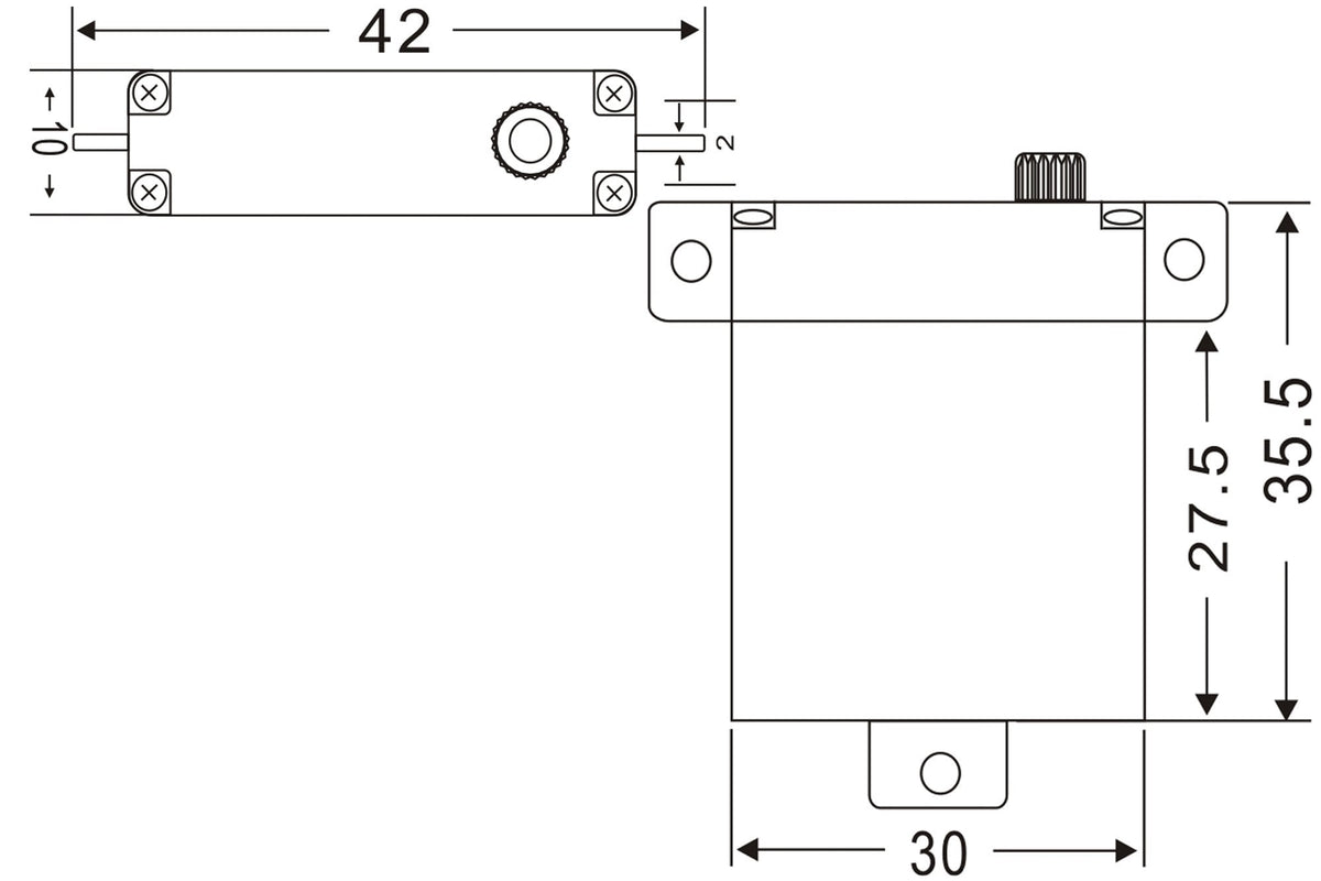 JX Servo PDI-HV2107MG 21g High Torque Digital Slim Servo