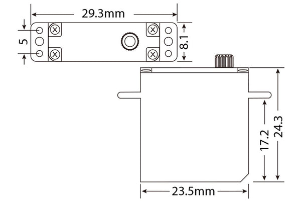JX Servo PDI-HV0903MG 9.4g High Torque Digital Servo
