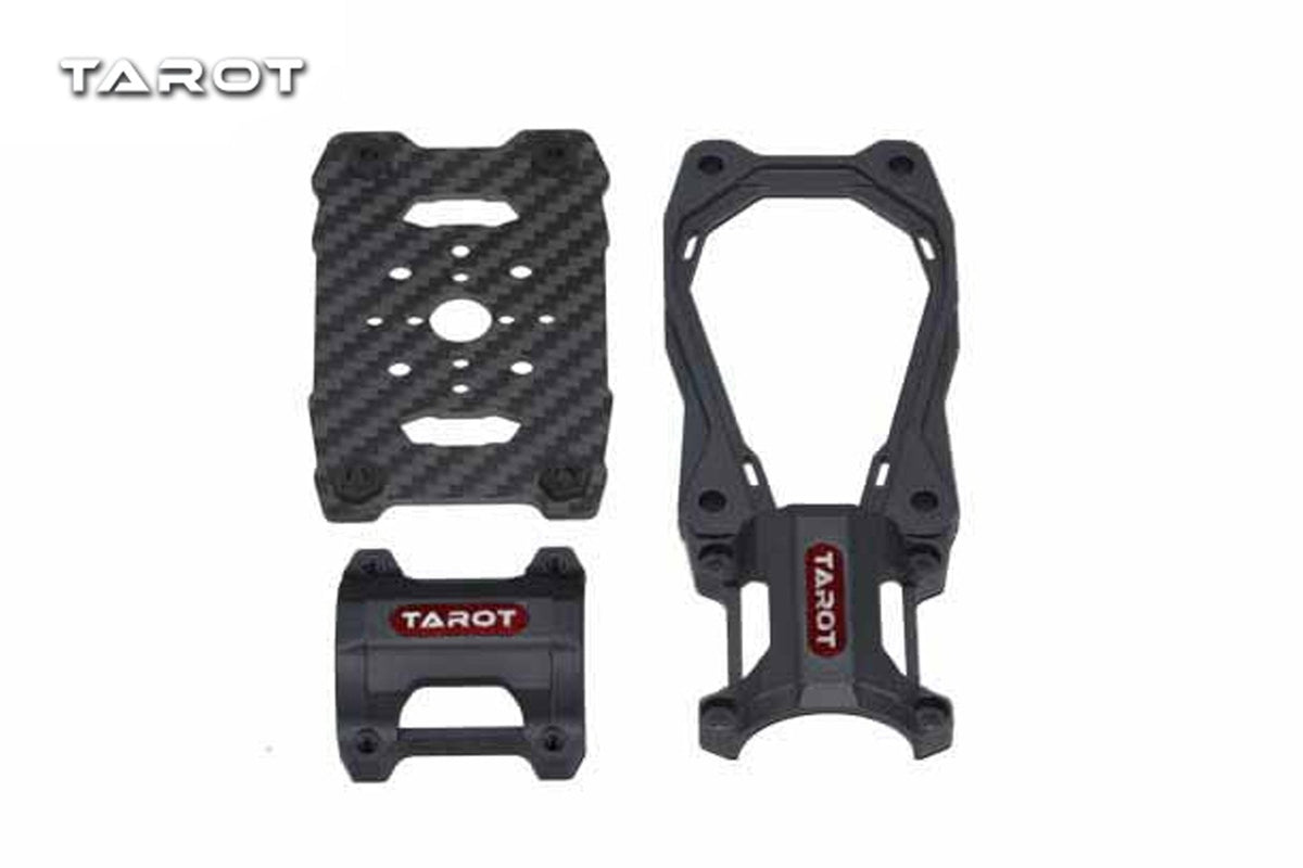 Tarot 30mm Aluminium Motor Mount w/ Damper (Black) - TL30Z2