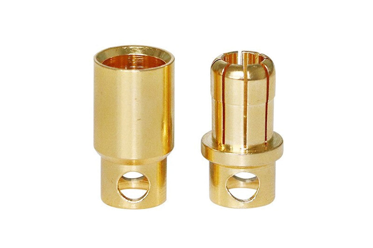 AMASS - GC8010 8mm Gold Plated Bullet - Pair