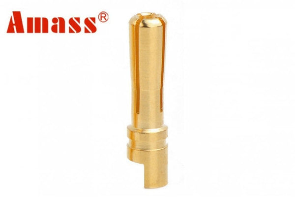 AMASS - GC4013-M 4mm Gold Plated Bullet - 10Pcs