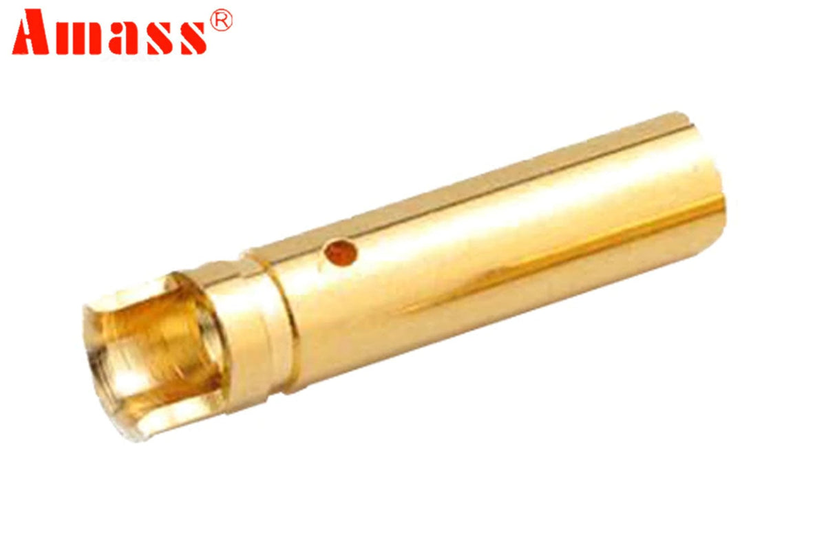 AMASS - GC4013-F (GC4011) 4mm Gold Plated Bullet - 10Pcs