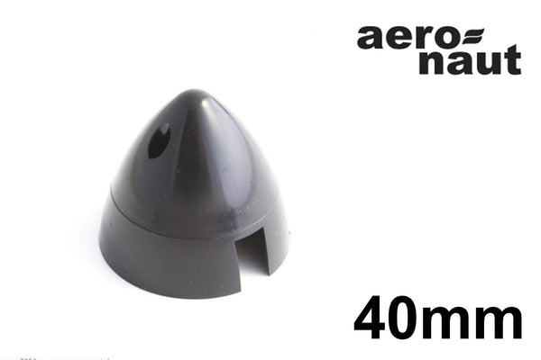 Aero-Naut Plastic Spinner - 40mm Black