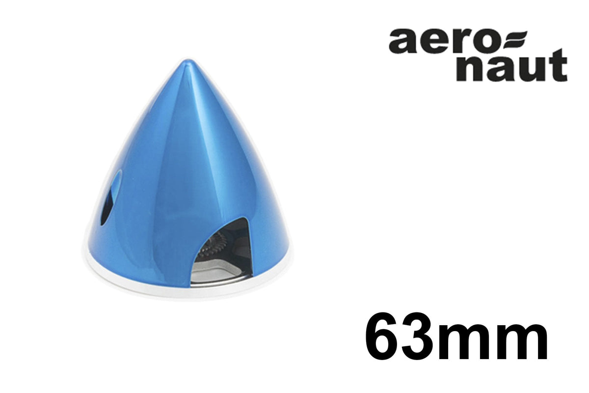 aero-naut Fixed A/K Spinner - 63mm Metallic Blue