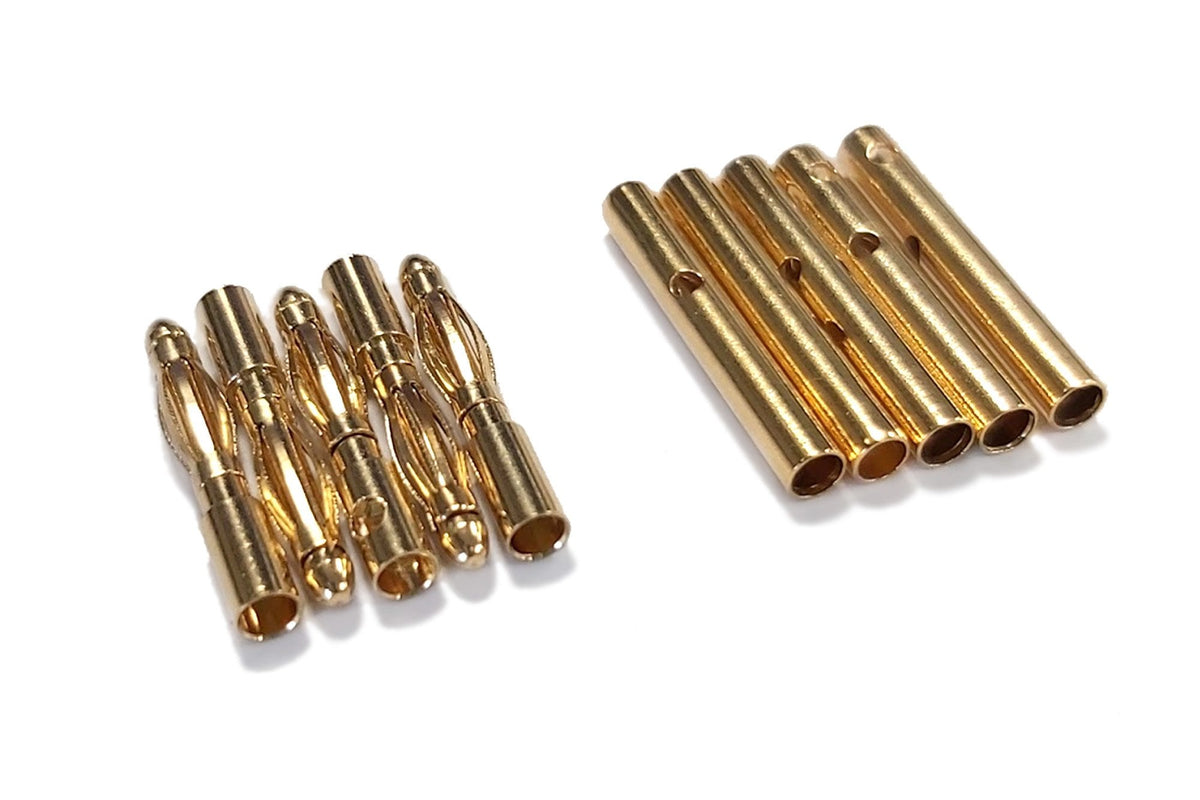 AMASS - GC2010 2mm Gold Plated Bullets - 5 Pairs