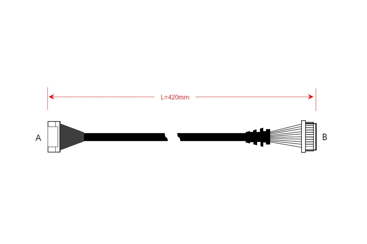 Holybro - 2nd GPS Cable (10P to 6P)- 420mm
