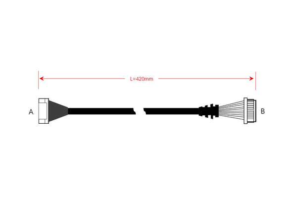 Holybro - 2nd GPS Cable (10P to 6P)- 420mm