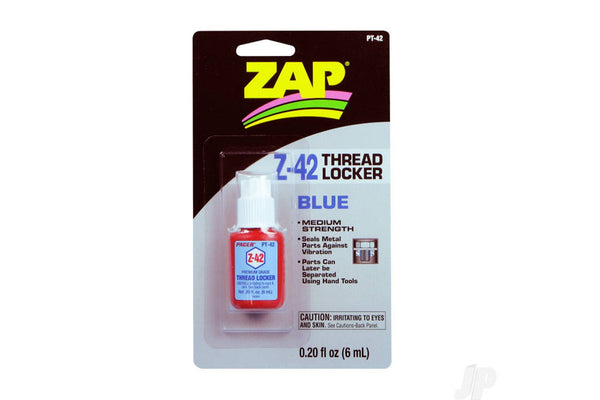 ZAP -PT-42 Z-42 Blue Thread Locker 0.2oz/6ml