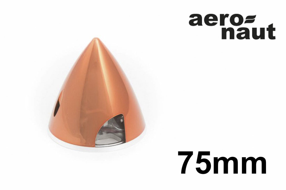 aero-naut Fixed A/K Spinner - 75mm Metallic Orange