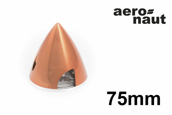 aero-naut Fixed A/K Spinner - 75mm Metallic Orange