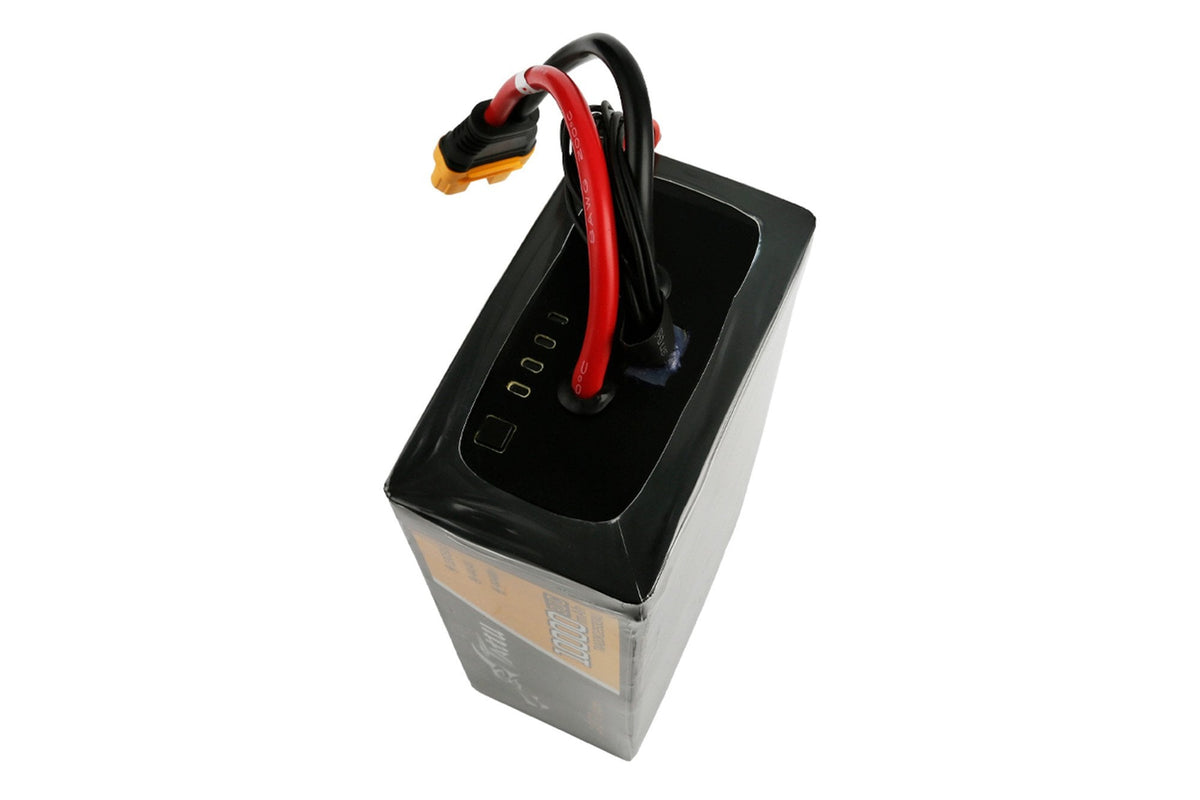 Gens Ace- Tattu- 10000mAh 30C 12S1P 44.4V Lipo with AS150U
