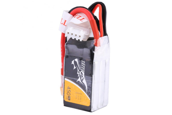 Gens Ace- Tattu, 450mAh 75C 3S1P 11.1V Lipo with XT30