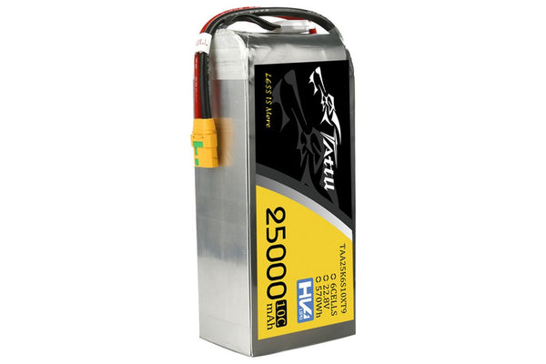 Gens Ace- G-Tech- Tattu HV- 25000mAh 10C 6S1P 22.8V Lipo with XT90-S