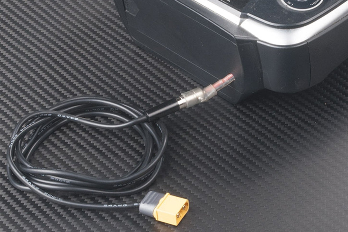 RJXHOBBY -XT60 Male Bullet to Male DC 5.5mm X 2.1mm DC5521 Power Cable 150cm