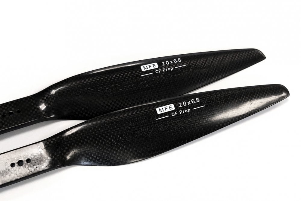 MFE Fighter - Carbon Fibre Prop 20x6.8- 1 pair (CW CCW)