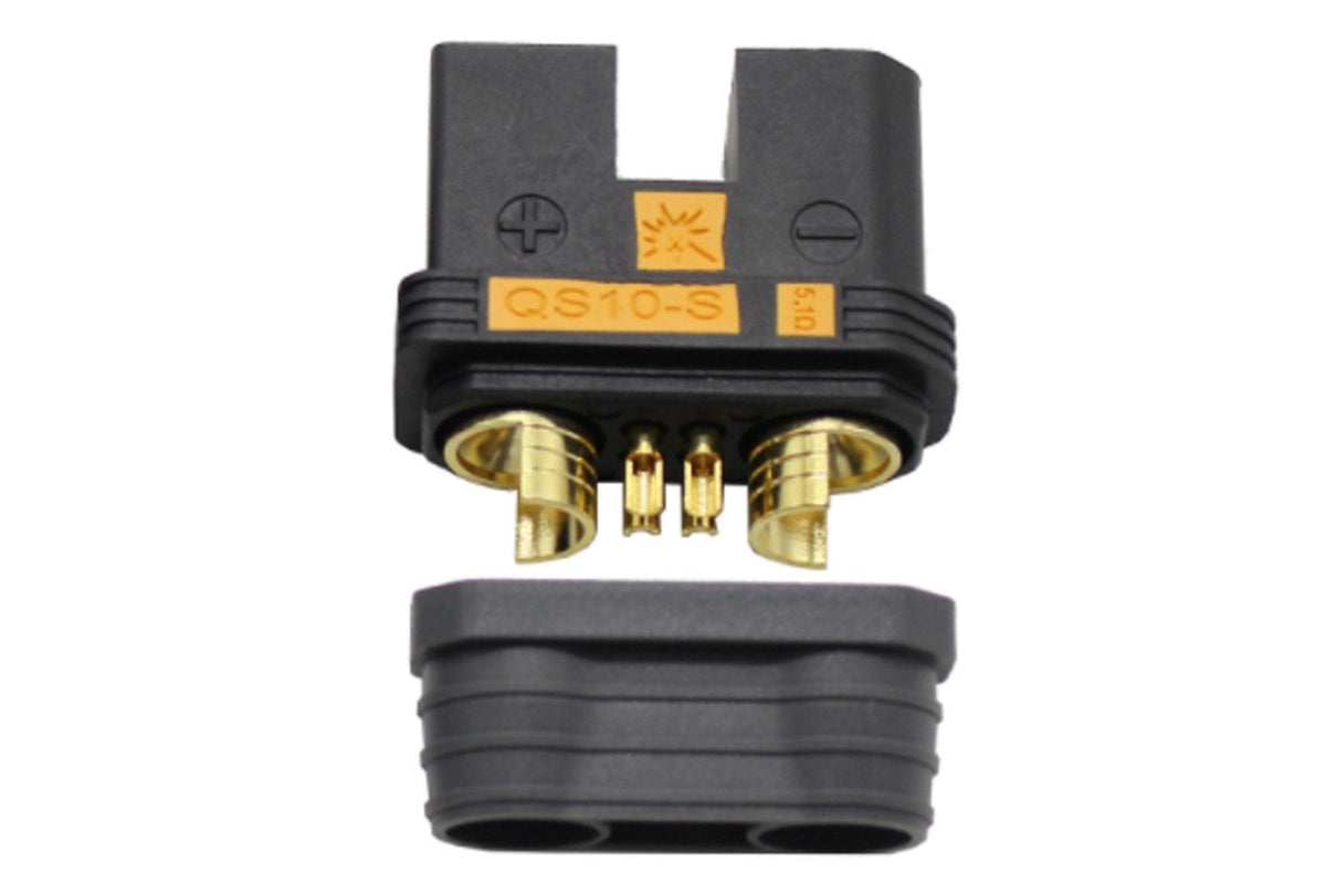 QS10-S Antispark Female Connector Black- 1PC