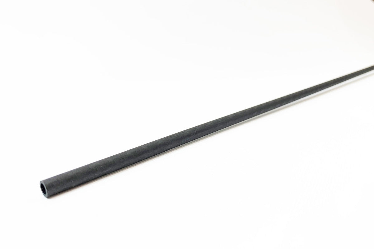 3DXR- Roll wrapped carbon fibre tubes-Matte - 1000mm