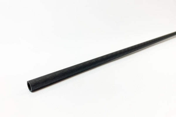 3DXR- Roll wrapped carbon fibre tubes-Matte - 1000mm
