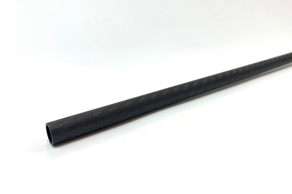 3DXR- Roll wrapped carbon fibre tubes-Matte - 1000mm