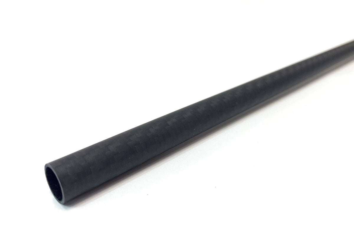3DXR- Roll wrapped carbon fibre tubes-Matte - 1000mm