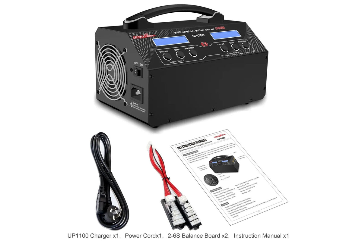 UltraPower - UP1100 22A 1100W 2-6S Lipo/LiHV Balance Charger