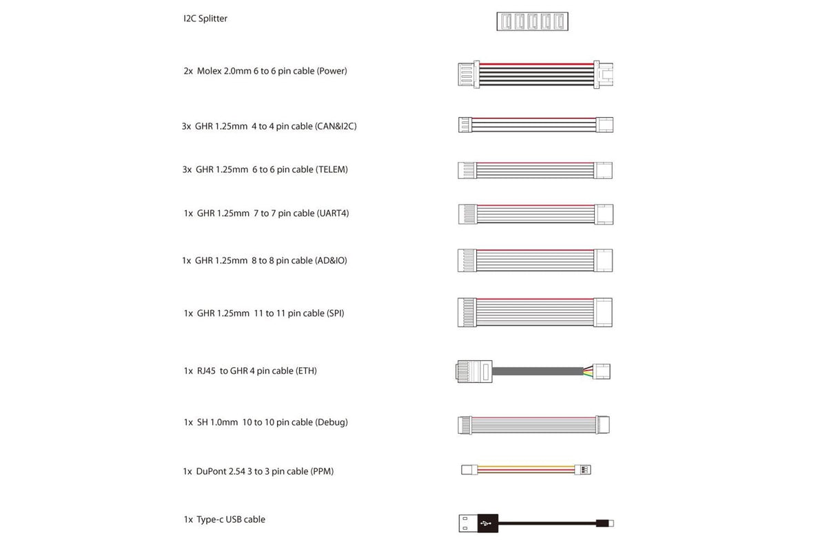 Holybro - Cable Set for Pixhawk 5X