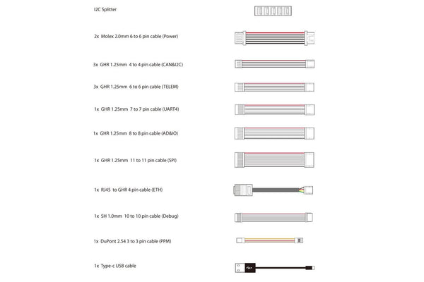 Holybro - Cable Set for Pixhawk 5X
