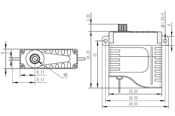 KST HS08-A HV 5.3KG Servo