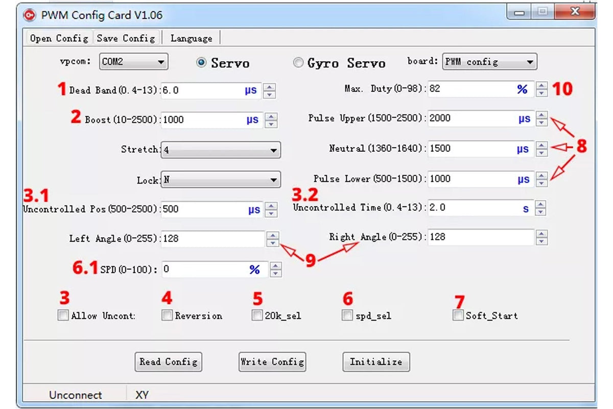 KST Servo USB PC Programming Tool 2