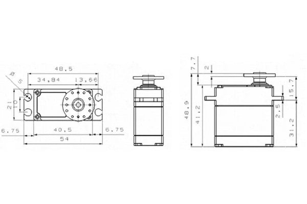 KST X20-8.4-50 v8 45KG Servo