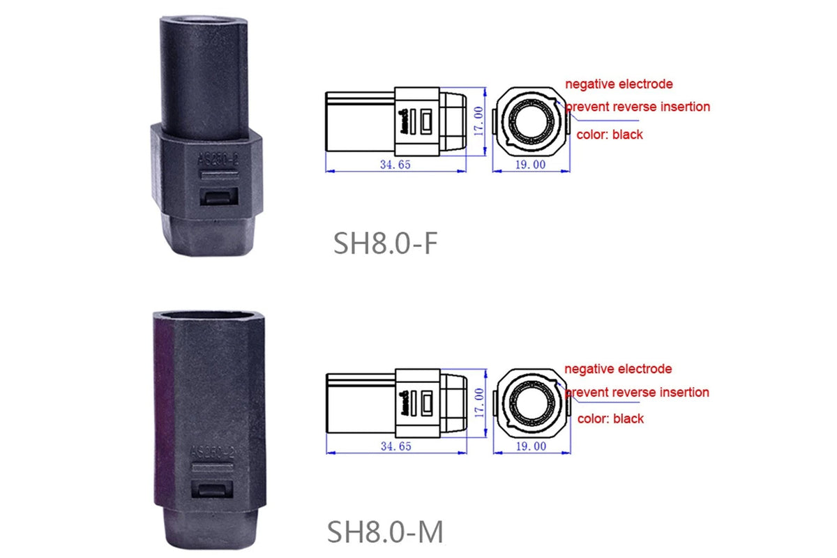 Amass SH8. Red and Black Pairs