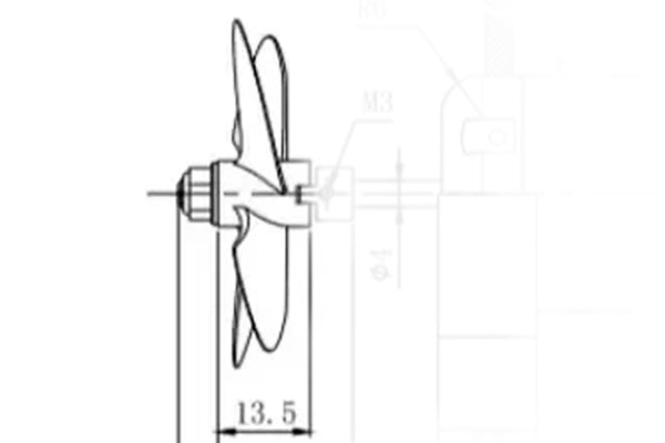 Hobby Porter- FSM3660 CW 4-Blade Propeller