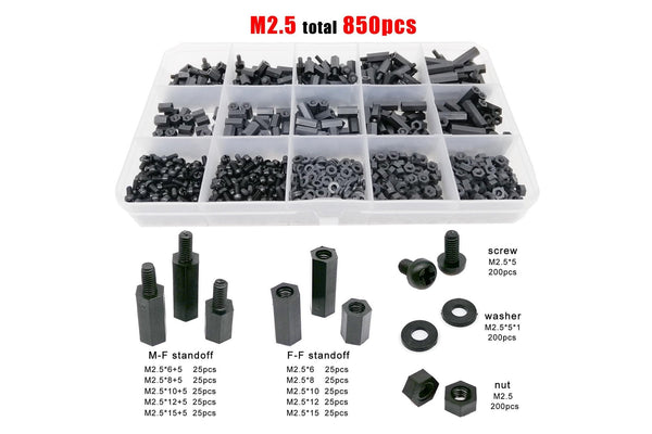 3DXR- Nylon Standoffs Assortment Kit