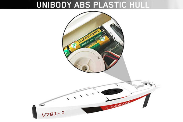 Volantex RC COMPASS RG65 class competition sailboat 650mm Ready To Race