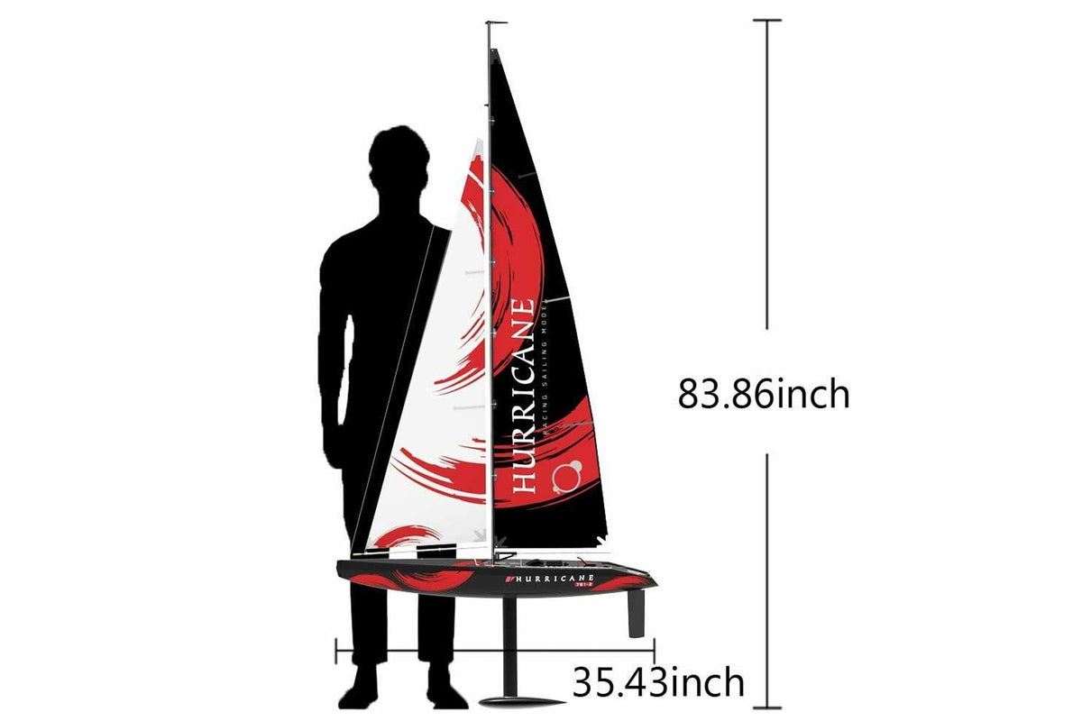 Volantex RC HURRICANE 1000mm RC Sailboat 791-2 ARTR