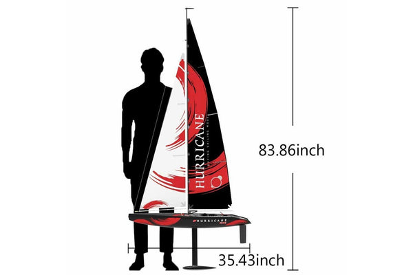 Volantex RC HURRICANE 1000mm RC Sailboat 791-2 ARTR