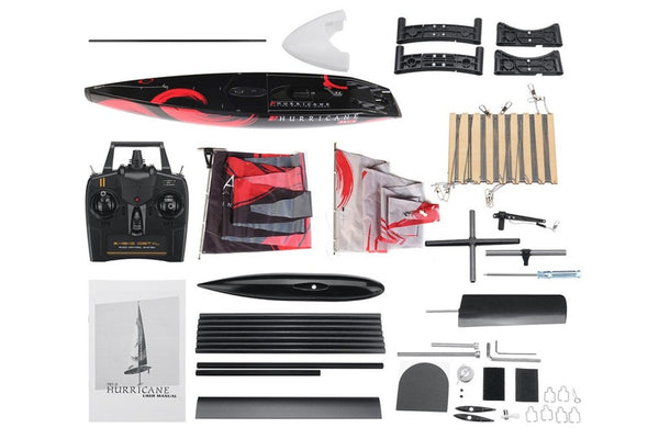 Volantex RC HURRICANE 1000mm RC Sailboat 791-2 ARTR