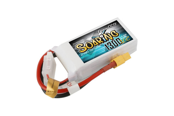 Gens Ace Soaring- 1300mAh 30C 3S1P 11.1V Lipo with XT60
