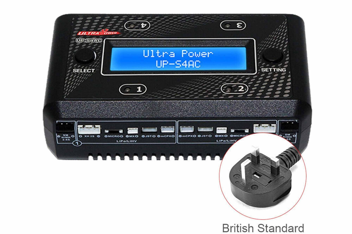 Ultra Power- UP-S4AC Four Channel AC/DC Charger