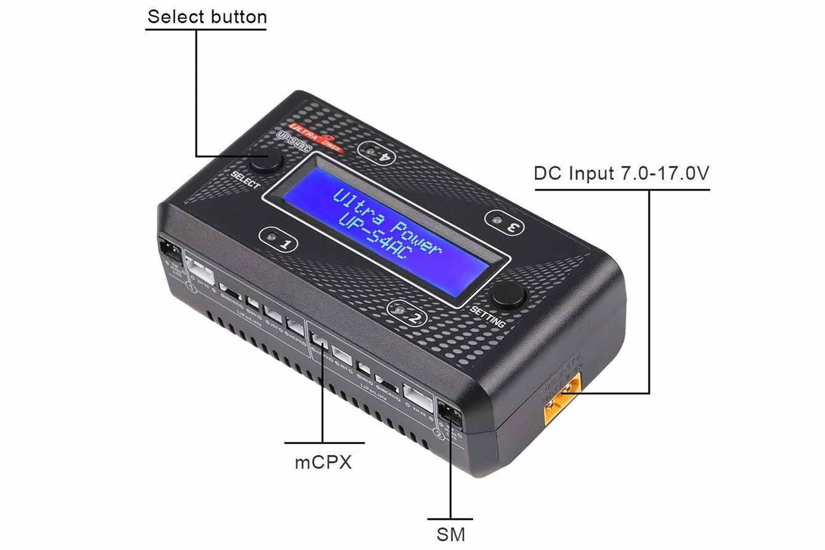 Ultra Power- UP-S4AC Four Channel AC/DC Charger