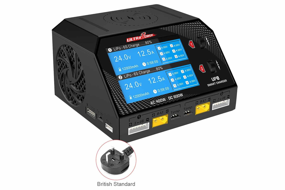 UltraPower UP8 Dual Channel Smart Charger -600W,16A