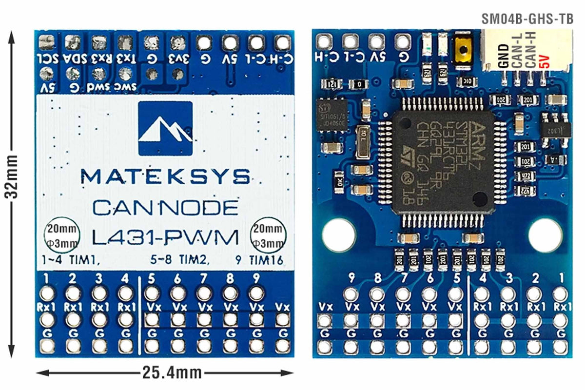 Matek Systems- AP_PERIPH, CAN-L4-PWM