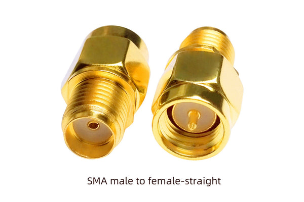 3DXR- SMA(M)- SMA(F) Gold Plated RF Adapter