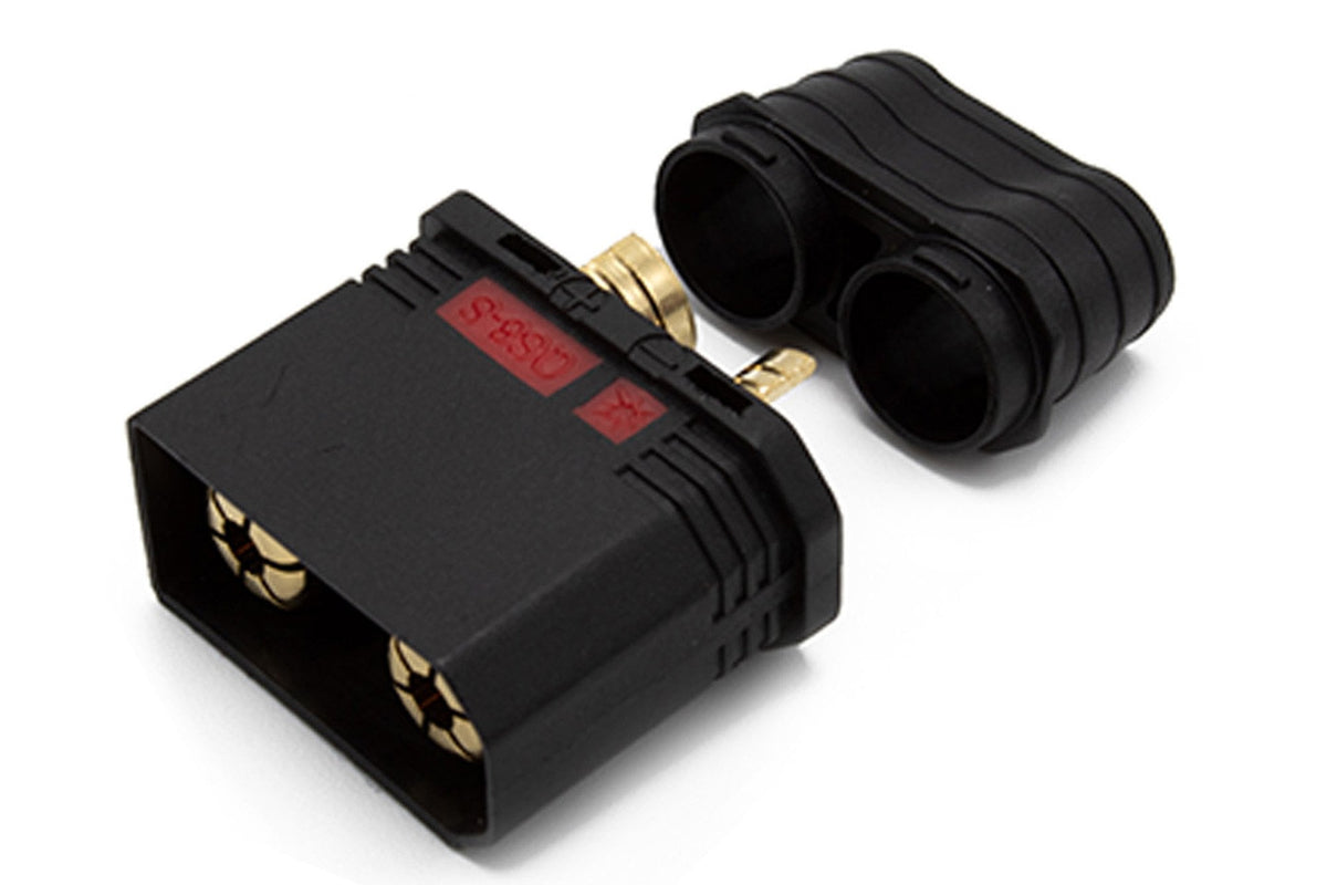 QS8 Antispark Male Connector Black- 1PC