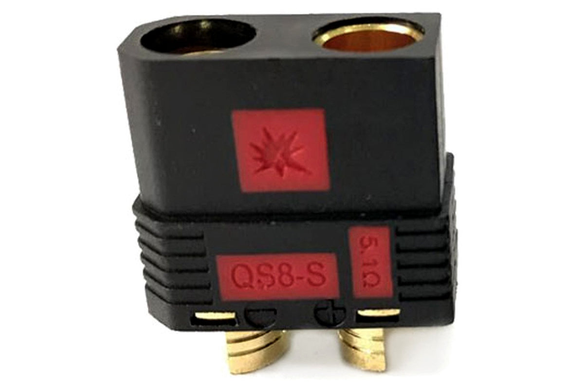 QS8 Antispark Female Connector Black- 1PC