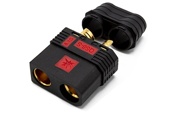 QS8 Antispark Female Connector Black- 1PC