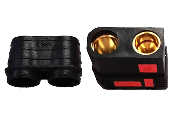 QS8 Antispark Female Connector Black- 1PC