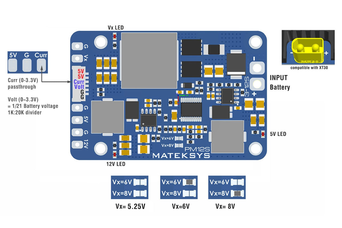 Matek Systems- Power Module PM12S-3