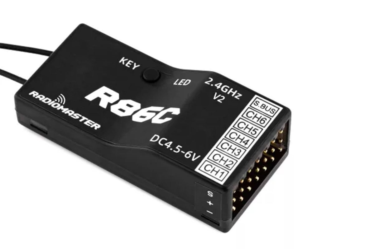 RadioMaster - R86C V2 6ch Frsky D8/D16 Compatible PWM/Sbus Receiver